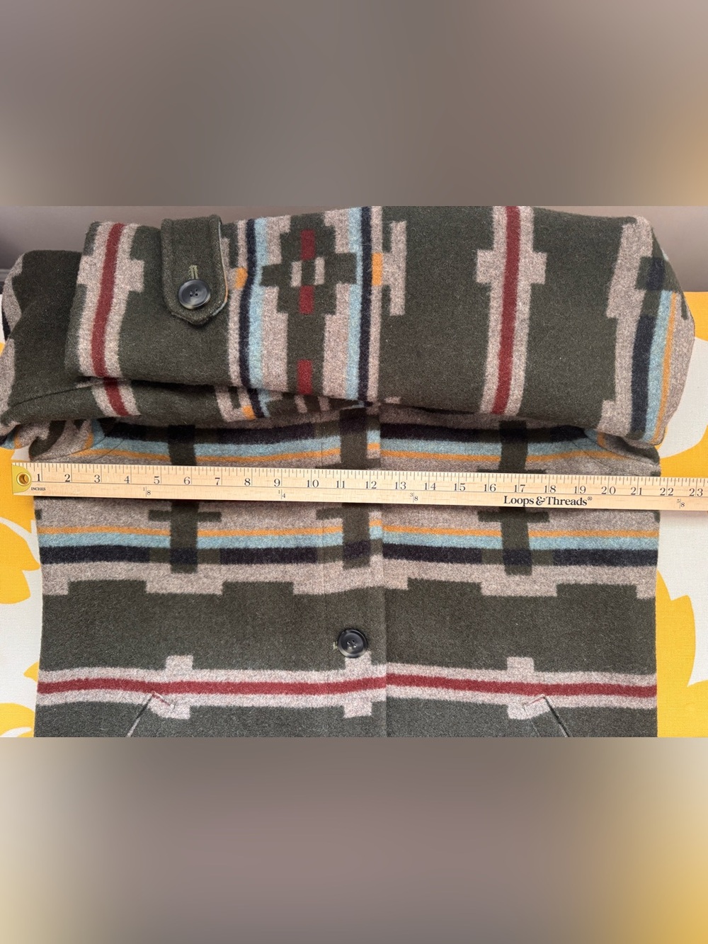 Pendleton Women’s Wool Blend Tobbogan Coat Size Large NWT - Picture 7 of 12